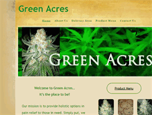 Tablet Screenshot of greenacreswellness.net